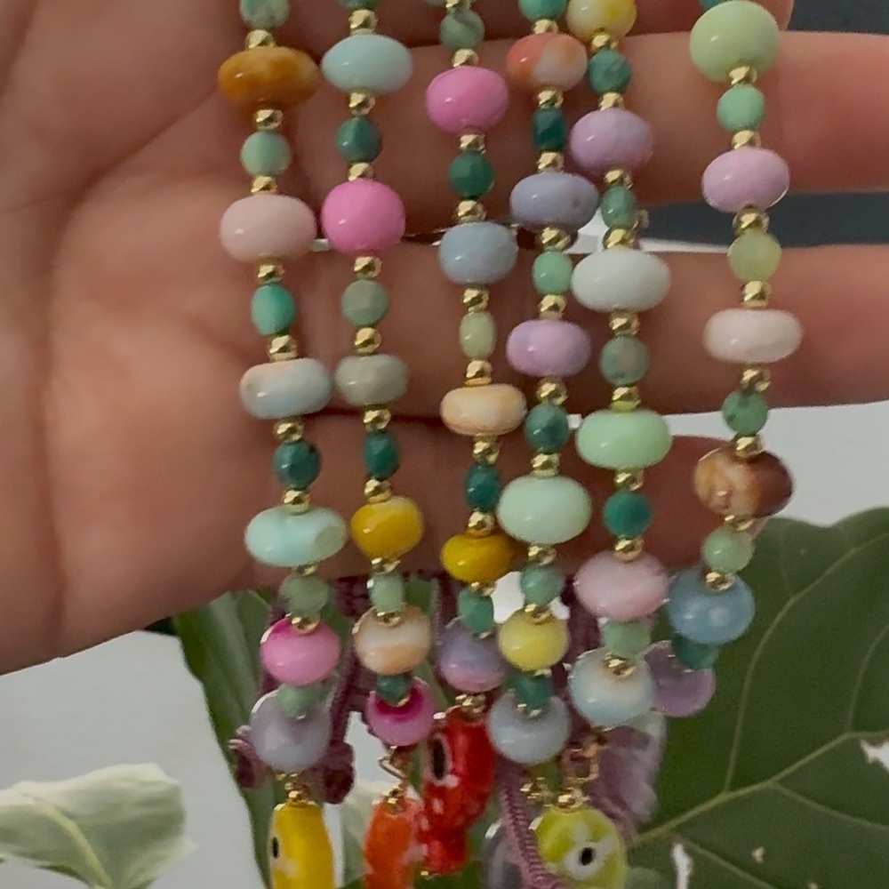 Colorful Opal Beaded Bracelets - Picture 5 of 8